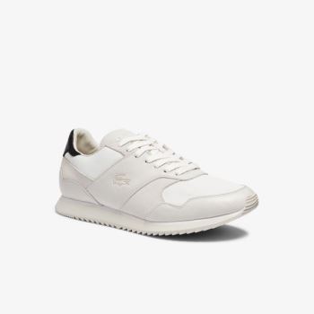 Lacoste Aesthet Luxe Læder Sneakers Hvide Sort | j1o5PuOq