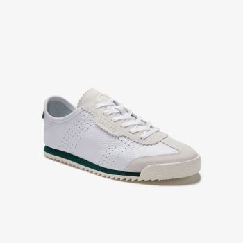 Lacoste Ascenta Læder and Ruskind Sneakers Hvide | zbVze2nI