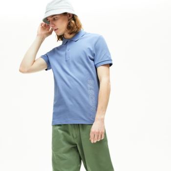 Lacoste Branded Bomulds Polo Shirt Lilla | H7YNV2am