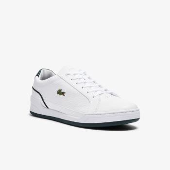 Lacoste Challenge Læder Sneakers Hvide | sQeYCPlj