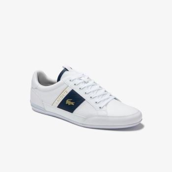 Lacoste Chaymon Læder and Carbon Fibre Sneakers Hvide Hvide | BaP2eADM