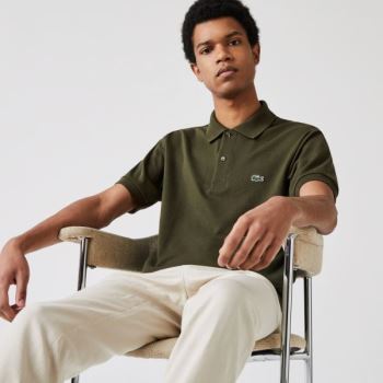 Lacoste Classic Fit L.12.12 Polo Shirt Khaki Grøn | XeRrOuGZ