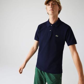 Lacoste Classic Fit L.12.12 Polo Shirt Mørkeblå Blå | 90qL0T7d