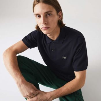 Lacoste Classic Fit L.12.12 Polo Shirt Mørkeblå Blå | OrLgEtxT