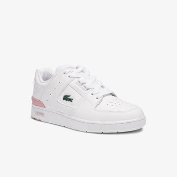 Lacoste Court Cage Sneaker Hvide Lyselyserød | kWZ4T3SZ