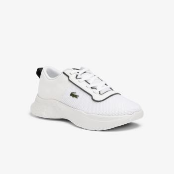 Lacoste Court-Drive Tekstil Air Mesh Sneakers Hvide | WtiSQWDu