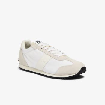 Lacoste Court Pace Tekstil Sneakers Beige | LLfivV8V