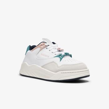 Lacoste Court Slam Syntetisk and Læder Sneakers Hvide Lyserød | uin8zSJK