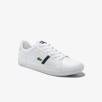 Lacoste Europa Læder Sneakers Hvide | WXro5I14