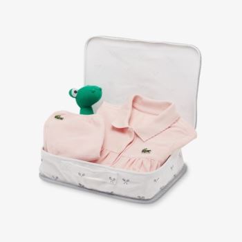 Lacoste Four-Piece Layette Set Lyselyserød | GgkOvxEn