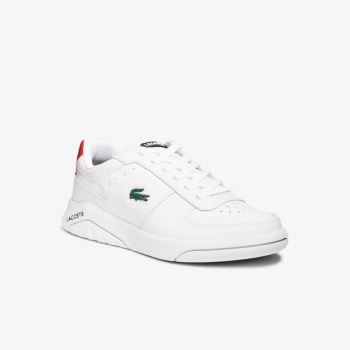 Lacoste Game Advance Læder Sneakers Hvide Beige | 2nZyOSIf