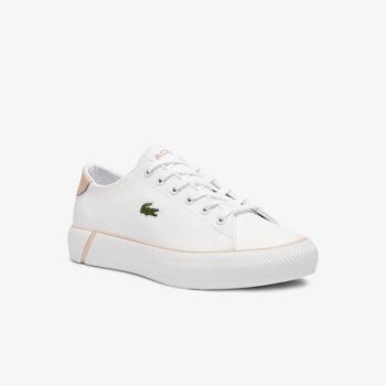 Lacoste Gripshot BL Læder and Syntetisk Sneakers Hvide Lyserød | TX6zsxYU