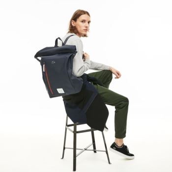 Lacoste L.12.12 Concept Backpack Mørkeblå | 7d9tU8oi