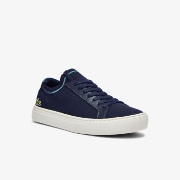 Lacoste La Piquée Tekstil Knit Sneakers Mørkeblå | r74IJKXr