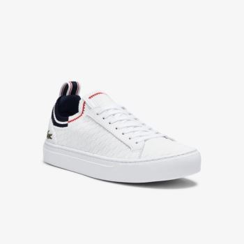 Lacoste La Piquée Tekstil Sneakers Hvide Beige | RC3ZAySG