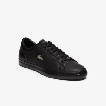 Lacoste Lerond Læder and Syntetisk Sneakers Sort | 7k93UDEQ