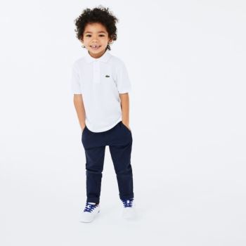 Lacoste Petit Piqué Polo Hvide | SlK1GvGi