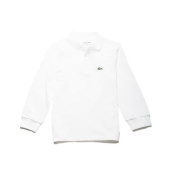 Lacoste Petit Piqué Polo Hvide | pQFIxzdr