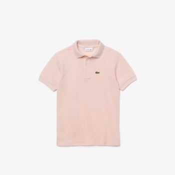 Lacoste Petit Piqué Polo Lyselyserød | QlI8rNfp