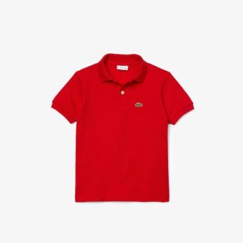 Lacoste Petit Piqué Polo Rød | fd9pwHxt