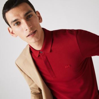 Lacoste Regular Fit Paris Polo Mørkerød | XXLmoRh6