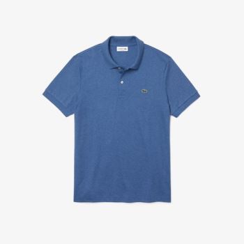 Lacoste Regular Fit Soft Bomulds Polo Blå | Q6QChfKm