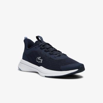 Lacoste Run Spin Tekstil Sneakers Mørkeblå | AUjOJ2QI