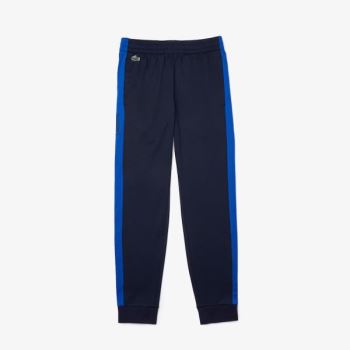 Lacoste SPORT Piqué Track Pants Mørkeblå Blå Blå Mørkeblå Blå | 9dA3hpkH