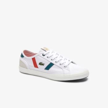 Lacoste Sideline Roland Garros Sneakers Hvide Grøn | J6C0GHzl