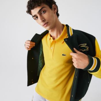 Lacoste Slim Fit Polo in Petit Piqué Gul | 3gPGQwbo