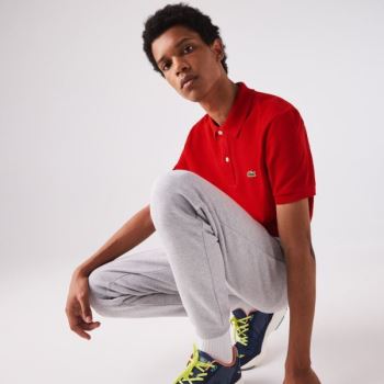 Lacoste Slim Fit Polo in Petit Piqué Rød | 4wYYgzgc