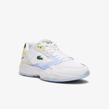 Lacoste Storm 96 LO Tekstil and Læder Sneakers Hvide Koral | ZU42IYzg