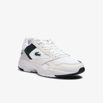 Lacoste Storm 96 Lo Syntetisk and Læder Sneakers Hvide | GDWfFj3e