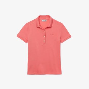 Lacoste Stretch Bomulds Piqué Polo Shirt Lyserød | Xst7oe5T