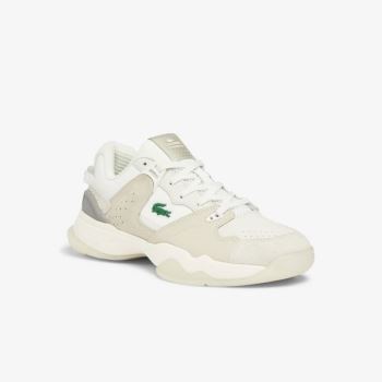 Lacoste T-Point Nubuck Læder Sneakers Hvide Hvide | kxIeFdQc