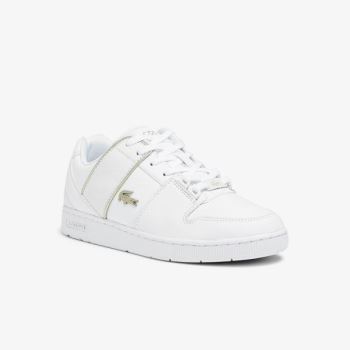 Lacoste Thrill Læder and Syntetisk Sneakers Hvide | 4RPVnCXR