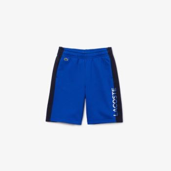 Lacoste Two-Tone Fleece Shorts Blå Mørkeblå Blå | WpP69BnH