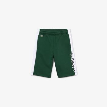 Lacoste Two-Tone Fleece Shorts Grøn Hvide | 839rPiVN