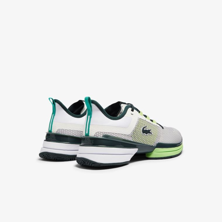 Lacoste AG-LT 21 Ultra Tekstil Sneakers Hvide Grøn | XQCRJ1Zv