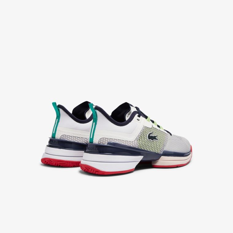 Lacoste AG-LT 21 Ultra Tekstil Sneakers Hvide Koral | b7ZW4SPX