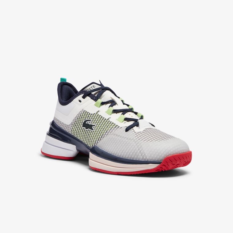 Lacoste AG-LT 21 Ultra Tekstil Sneakers Hvide Koral | b7ZW4SPX