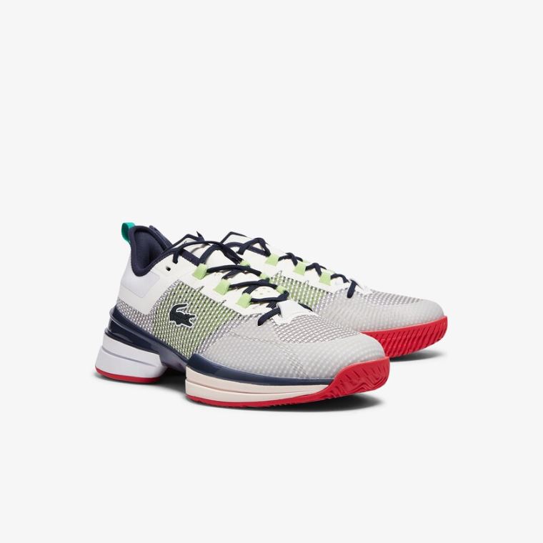 Lacoste AG-LT 21 Ultra Tekstil Sneakers Hvide Koral | cyoi39MN