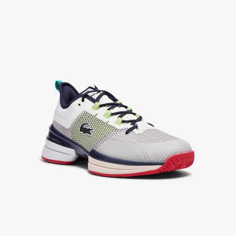 Lacoste AG-LT 21 Ultra Tekstil Sneakers Hvide Koral | cyoi39MN