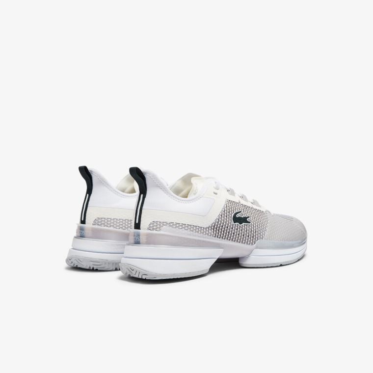 Lacoste AG-LT 21 Ultra Tekstil Sneakers Hvide Grå | ggY6PjiE