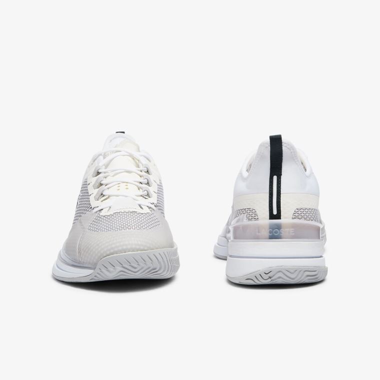 Lacoste AG-LT 21 Ultra Tekstil Sneakers Hvide Grå | ggY6PjiE