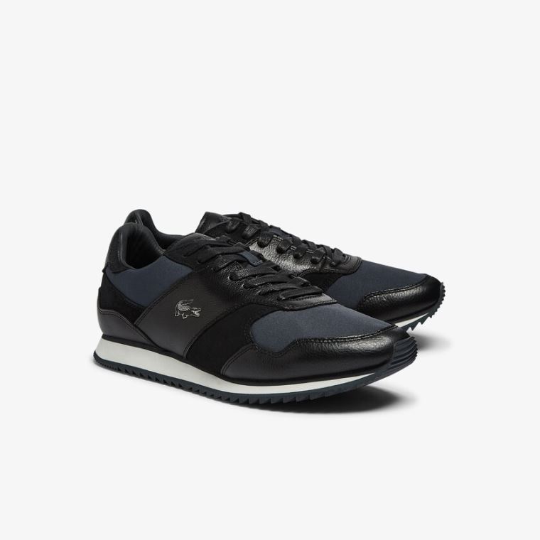 Lacoste Aesthet Luxe Læder Sneakers Sort | Lq2dEEeF