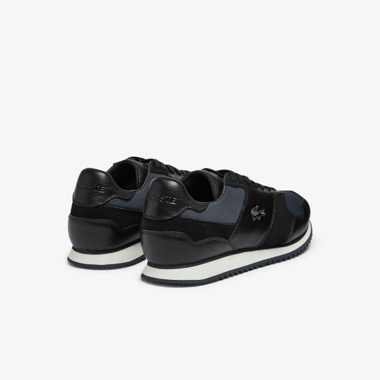 Lacoste Aesthet Luxe Læder Sneakers Sort | Lq2dEEeF