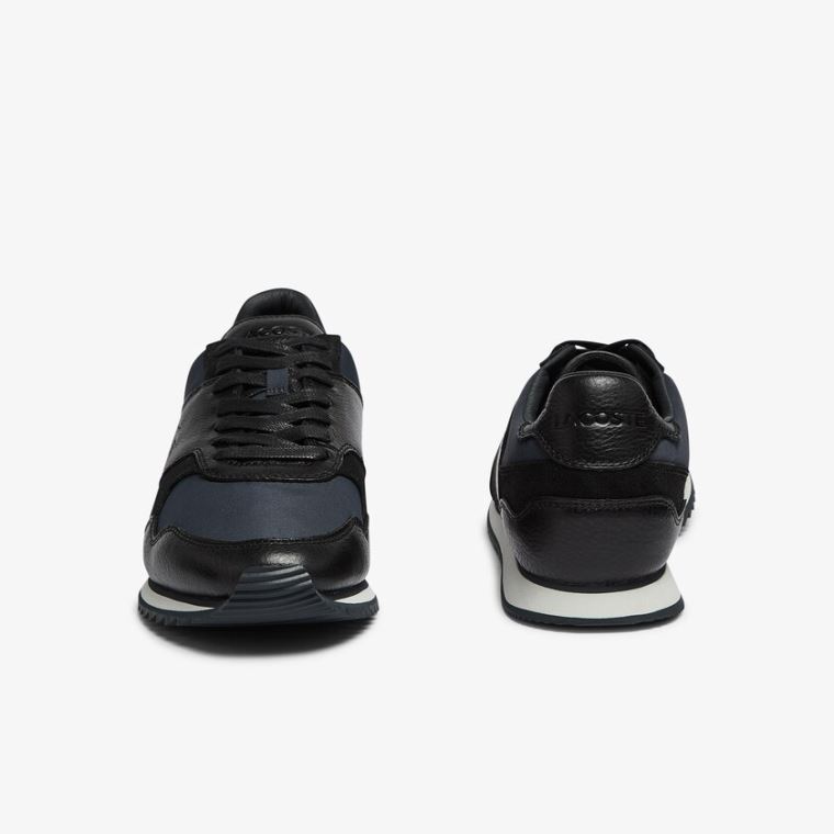 Lacoste Aesthet Luxe Læder Sneakers Sort | Lq2dEEeF