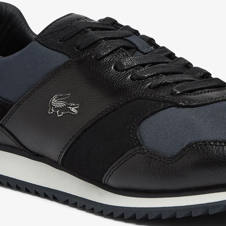 Lacoste Aesthet Luxe Læder Sneakers Sort | Lq2dEEeF