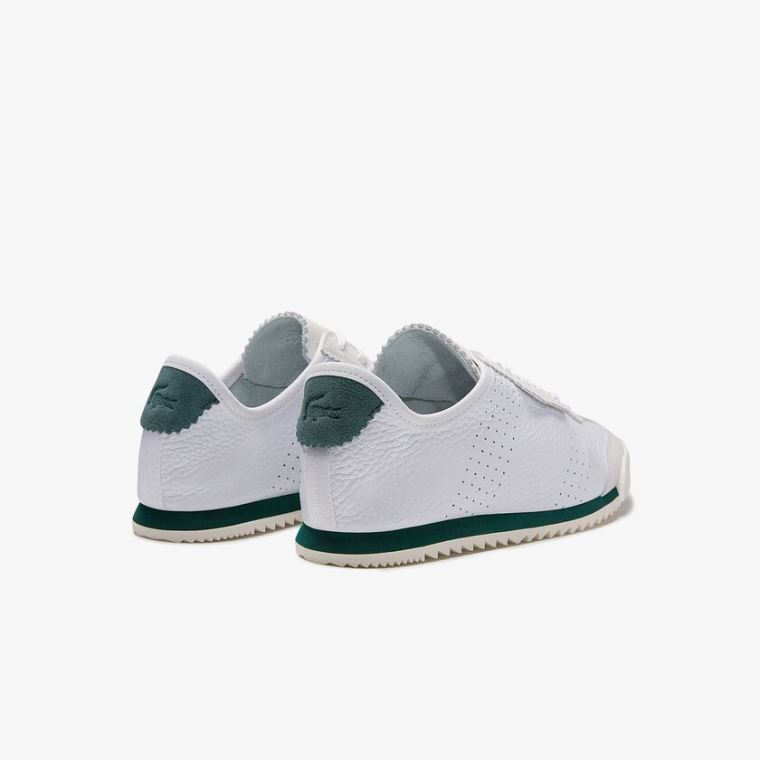 Lacoste Ascenta Læder and Ruskind Sneakers Hvide | zbVze2nI